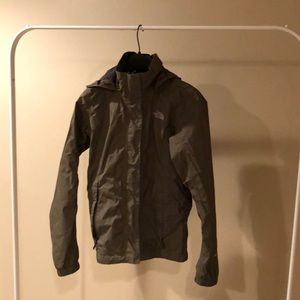 North Face Light Zip Up Rain Jacket